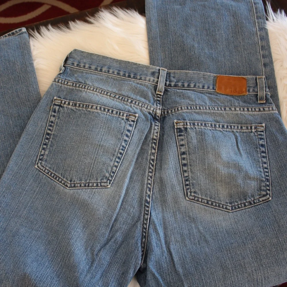 J.Crew, straight leg 100% cotton blue Jeans. 34 x 30